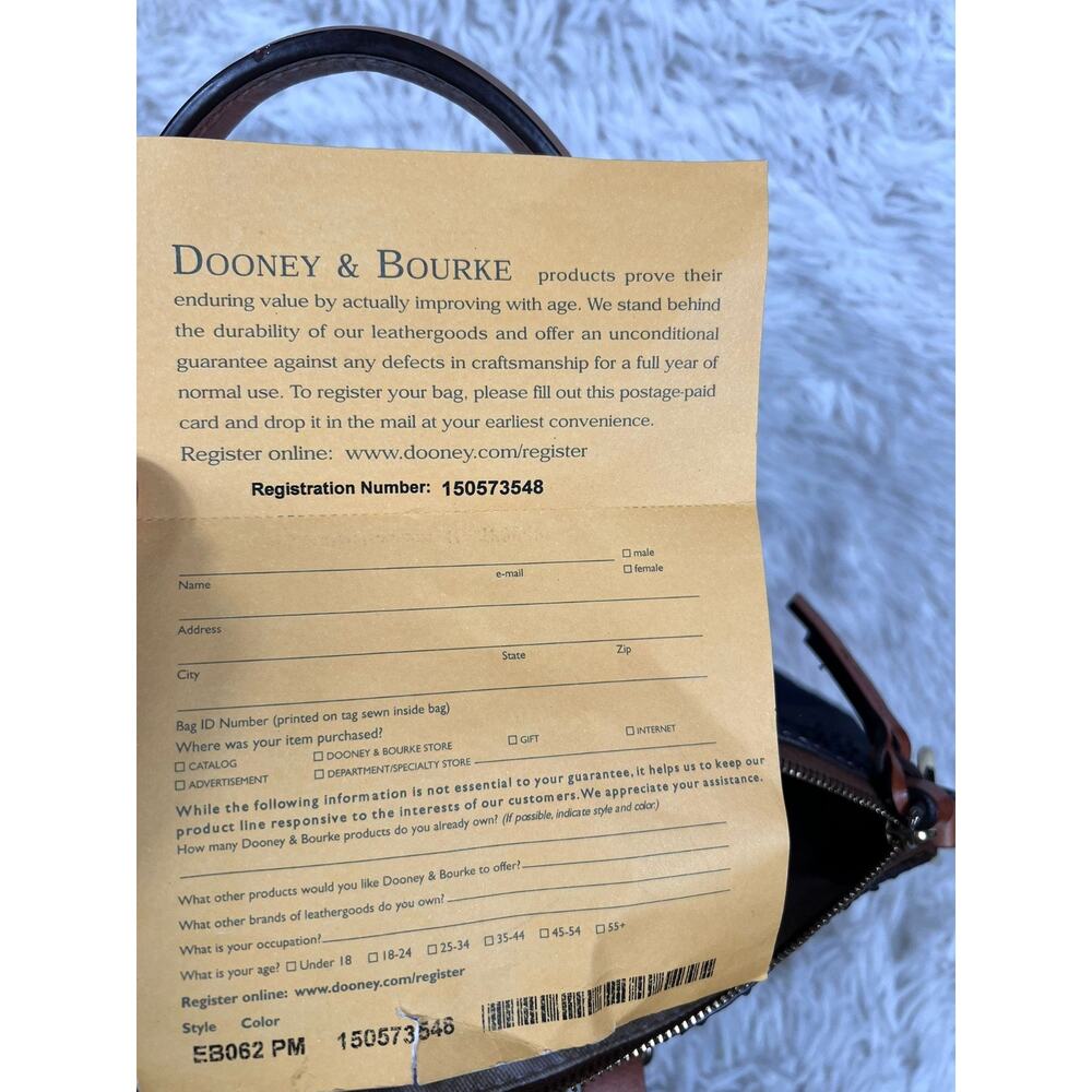 Dooney & Bourke Claremont Python Print Textured T… - image 6